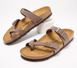 Birkenstock Recovery Slide Sandal with Toe Loop - Mayari - Mocha, 46