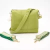 Pom Pom London Leather Westminster Messenger Bag w/ Multi Straps