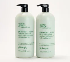 philosophy 32oz supersize summer fine fragrance shower gel duo