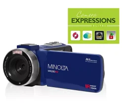 Minolta MN260NV Full HD Night Vision Camcorder with 32SD Card