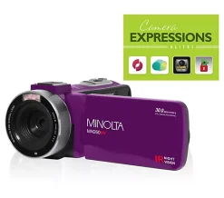 Alternative view of Minolta MN260NV Full HD Night Vision Camcorder with 32SD Card