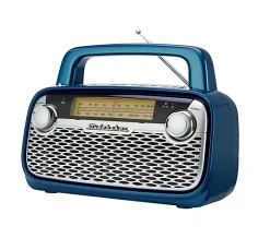 Studebaker Retro AM/FM Bluetooth Rechargeable Radio - Blue