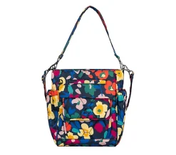 Lug Classic N/S Shoulder Bag with Crossbody Strap - Toss - WldFlwrIndigoXL