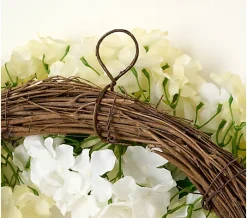 Alternative view of Martha Stewart 26" Indoor/Outdoor Faux Hydrangea Wreath