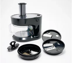 MasterPro Electric Food Shredder with (3) Blade Discs - Black