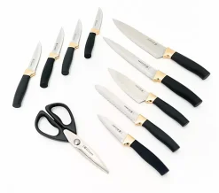 Alternative view of Sabatier 11pc Edgekeeper Slim Profile Knife Block Set