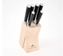 Ginsu Chikara 7-Piece Knife Block Set - Grey Wash