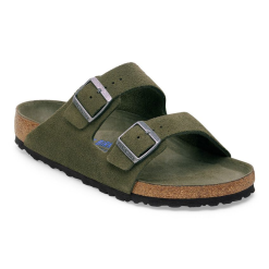 Birkenstock Two-Strap Comfort Footbed Slide Sandal - Arizona - Thyme Tonal, 46