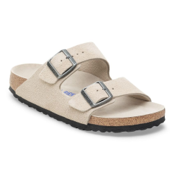 Birkenstock Two-Strap Comfort Footbed Slide Sandal - Arizona - Oyster Tonal, 46