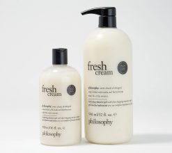 philosophy fresh, creamy & sweet shower gel duo - fresh cream