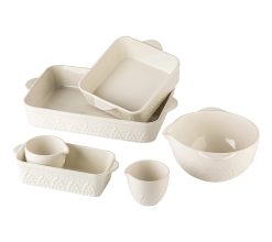 Temp-tations Seasonal 6-Piece Essential Bakeware Set - FrostyForestWht