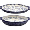 Temp-tations Floral Lace 3-qt Shallow Casserole with Lid-It