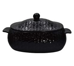 Temp-tations Carved Willow 3-qt Covered Casserole