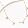 Diamonique x Jennifer Miller 5 Heart Station Necklace, Sterl