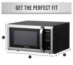Alternative view of Farberware 1.6 Cu. Ft. Stainless Steel Microwave Oven