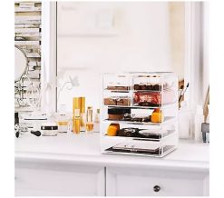 Alternative view of Sorbus Makeup and Jewelry Storage Case with 7 Drawers
