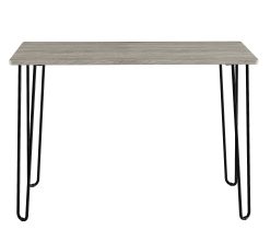 Alternative view of Lavish Home Desk with Hairpin Legs Modern Industrial Style