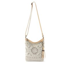 The Sak Lucia Crochet Crossbody Bag - Natural