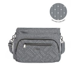 Alternative view of Lug Medium Crossbody with RFID - Shimmy SE