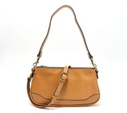 Patricia Nash Leather Nova Shoulder Bag - Hazelnut