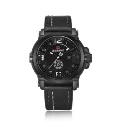 Men's Watches, Calendar Watches, Water Quartz Watches - Black shell black face