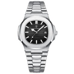Poedagar Men Watch Rose Gold Quartz Stainless Steel Sports Waterproof Luminous Date Fashion Watches